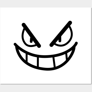 Angry smile Posters and Art